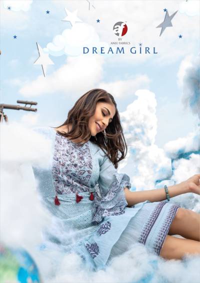 Dream Girl By Anju Fabric Fancy Cotton Short Top Collection